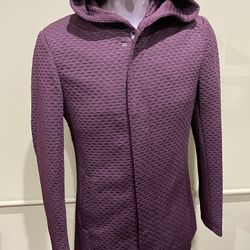 Herri Collection Coat/Jacket Purple Hoody Modern Fit