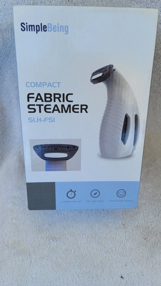 Simple Being Compact Fabric Clothes Steamer New