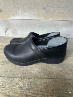 Dansko Non-slip clogs XP 2.0 41 Womens Size 10.5-11 Black Leather Slip On