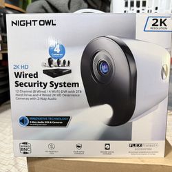 Night Owl 2K HD 4 Camera Wired Security System