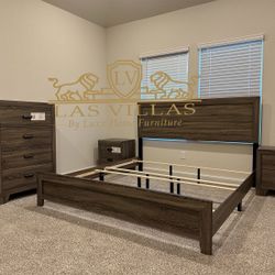 Bedroom Set,Bed , Chest ,2 Nightstand 