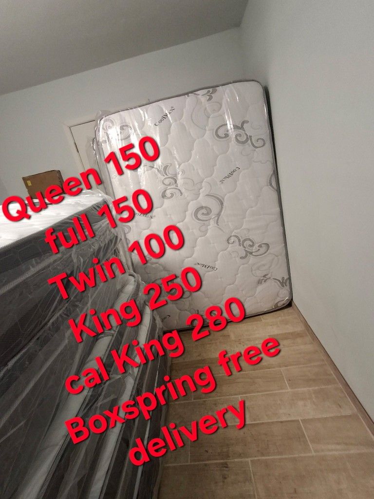 Mattress Pillow Top New
