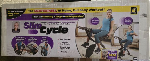 Slim Cycle Folding Exercise Bike