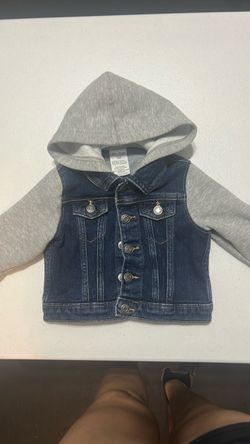 Okie dokie Baby Denim Hooded Jacket 12M