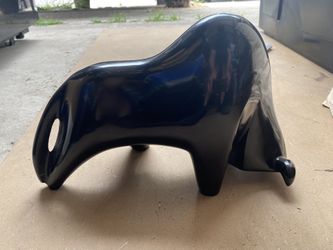 Mordern Solid Marble Bull Statue