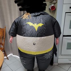 New Adult Inflatable Fat Batman Costume