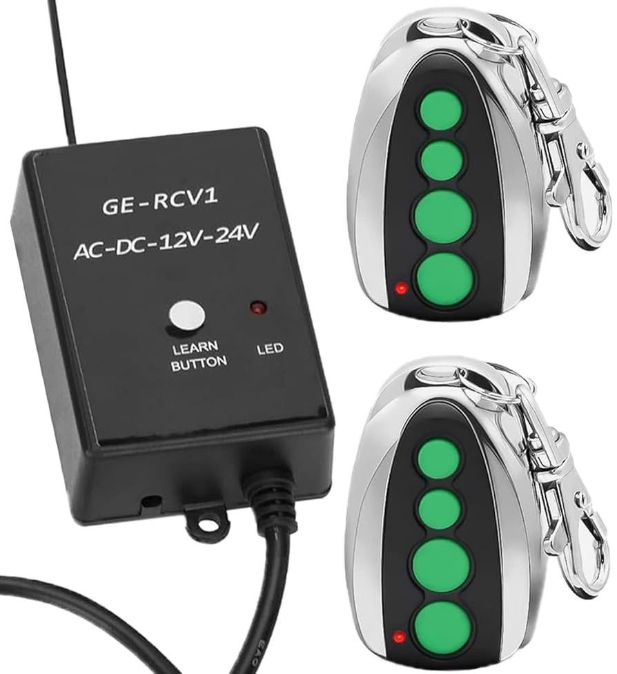 ERM12 433.92MHz Universal Gate Receiver & 4-Button Remote
