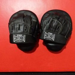 Top Contender Genuine Leather Boxing Pads (Focus Mitts)