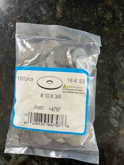 Stainless steel Washers and screws