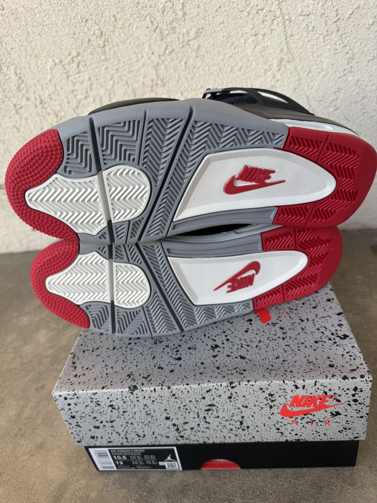 New Nike Air Jordan 4 Retro Bred Reimagined Cash Or Bitcoin Sz 10.5