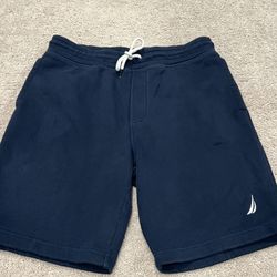 Nautical fleece shorts
