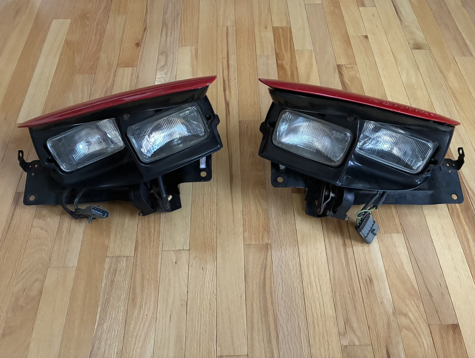 98-02 Pontiac Firebird Trans Am Firehawk WS6 Headlight Assembly Set OEM GM