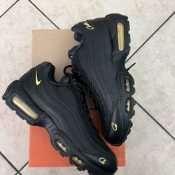 nike airmax 95 corteiz honey black size 11.5 Men price firm 