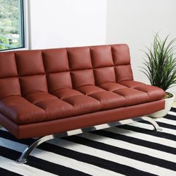 Silo Euro Lounger Sofa - Red