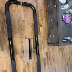 3-Inch Round Side Step Bars 20-26 Silverado 2500 HD Crew Cab