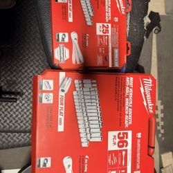 Milwaukee Flat Set Sockets 