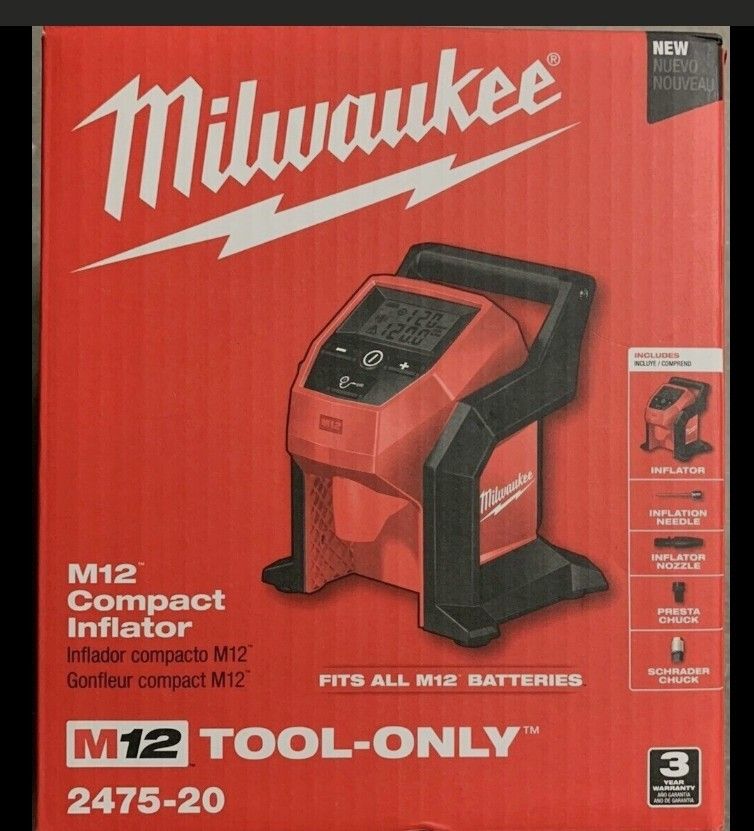 Milwaukee M12 Compact Inflator