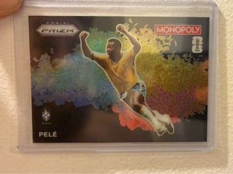 Panini Prizm Monopoly Pelé FIFA Brazil Trading Card