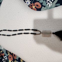 Black Stone Necklace