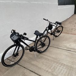 His and her bicycles