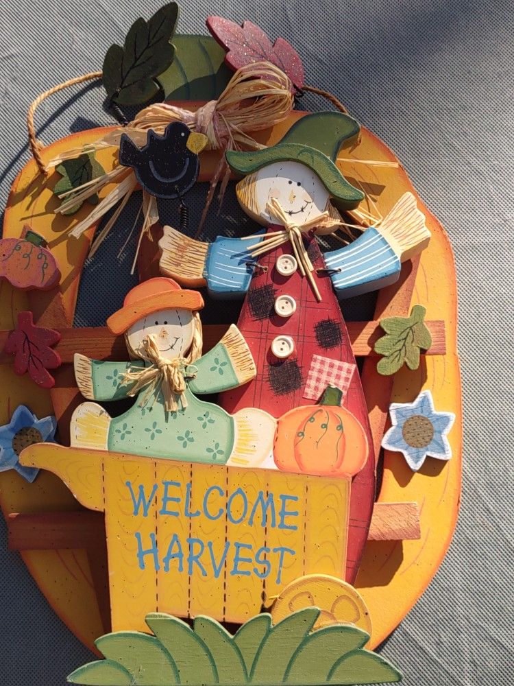 Welcome Harvest Wreath