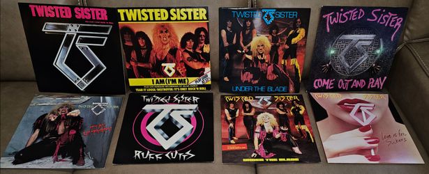 Twisted Sister 8 Records Albums Collection Original 1980s