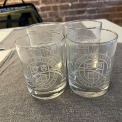 Cornell Whiskey Glass Tumblers