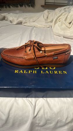 Bienne Tumbled Leather Boat Shoes-Sz9.5(men’s)