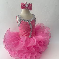 Pink Princess Pageant Glitz Cupcake Birthday Dress 