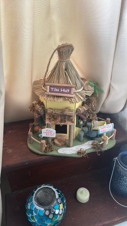 Tiki Hut Bird House