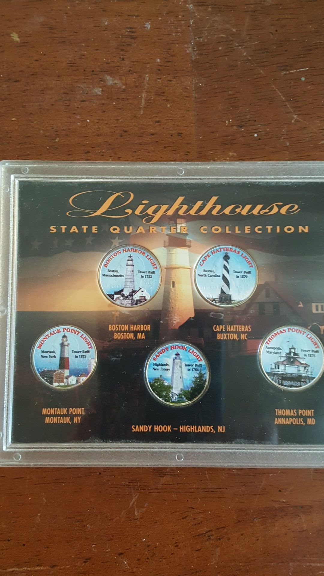 Lighthouse state quarter collection