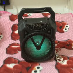 Fisher Portable Bluetooth Speaker With Cable 