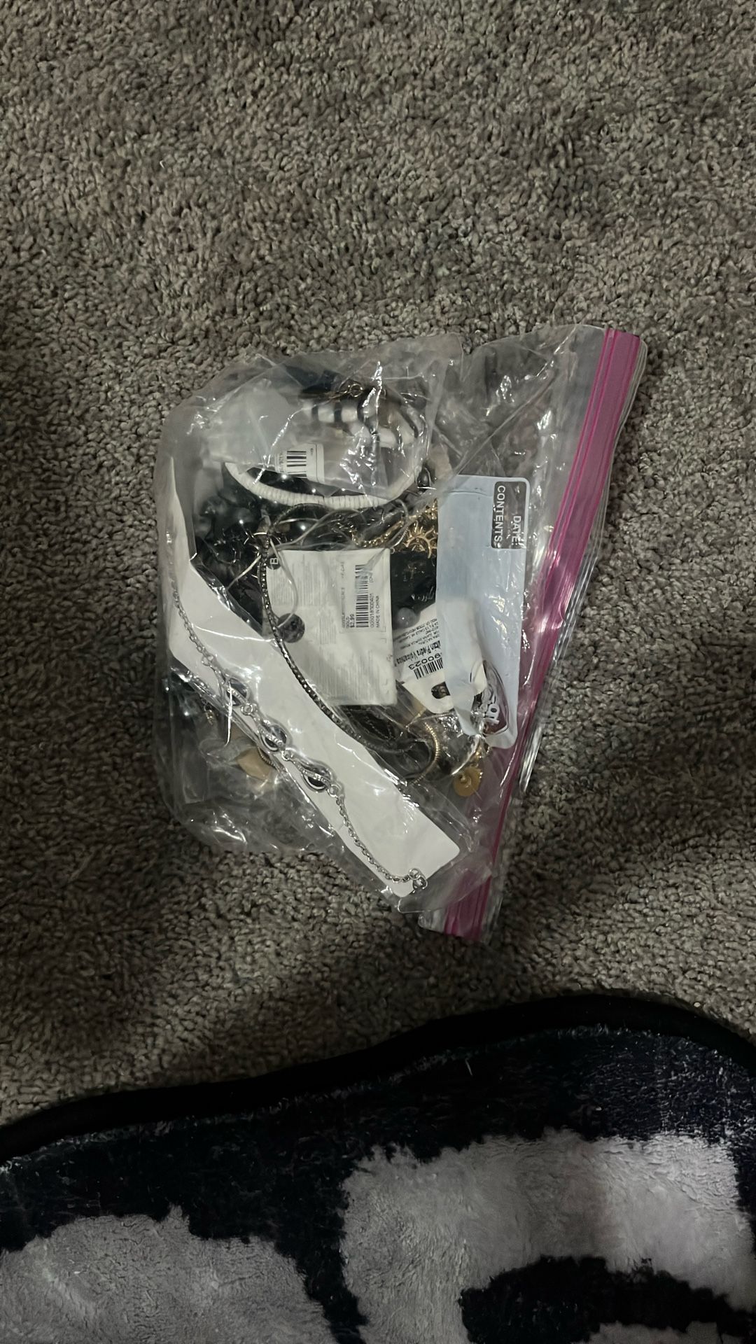 A mystery jewelry bag