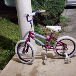 16" Nice & Clean Kiddies Bike With Training Wheels 