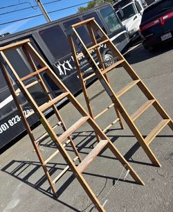Wooden ladders