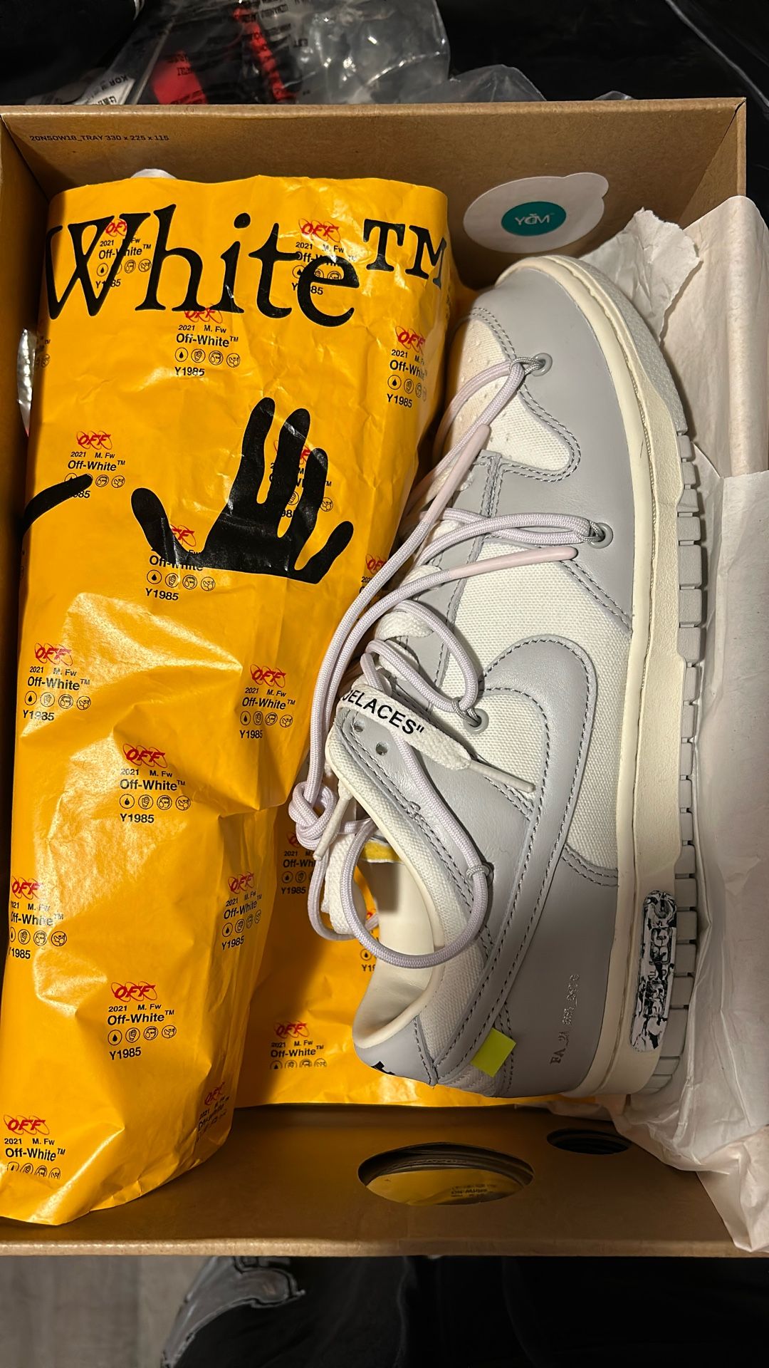 Off White Nike Dunk Lot 49 Size 9.5