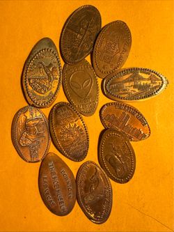 Antique copper bronze Tokens