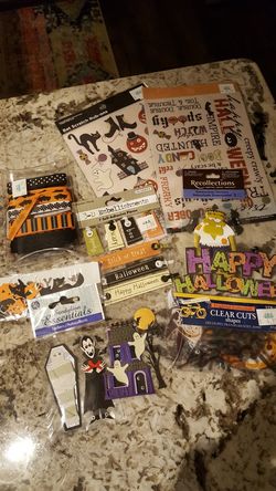 Halloween scrapbooking items