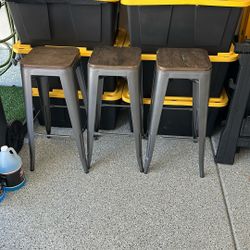 3 Counter Stools 