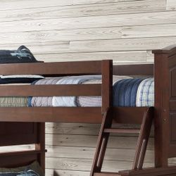 Solid Wood Twin Bed, Good Condition 