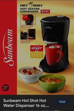 Coffee Maker, Water Warmer- Sunbeam