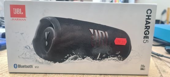 JBL Charge 5 Wireless Bluetooth Speaker (Black) | Rugged IP67 Waterproof Outdoor Audio with Deep Bass & 20H Playtime | Includes Protective Travel Case