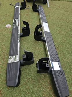 CREW CAB OEM RUNNING BOARDS SIDE STEPS CHEVY SILVERADO GMC SIERRA 1500, 2500, 3500 MODEL 2020-2024