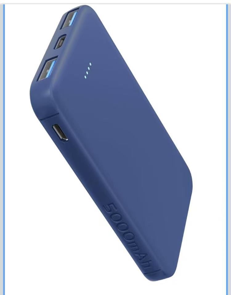 Portable Charger, Mini Colorful Power Bank, 5000mAh External Battery Pack Compatible with iPhone 15/14/13/12/11/X All Series and Android Phone