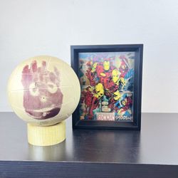 Retro The Invincible Iron Man Wall Decoration