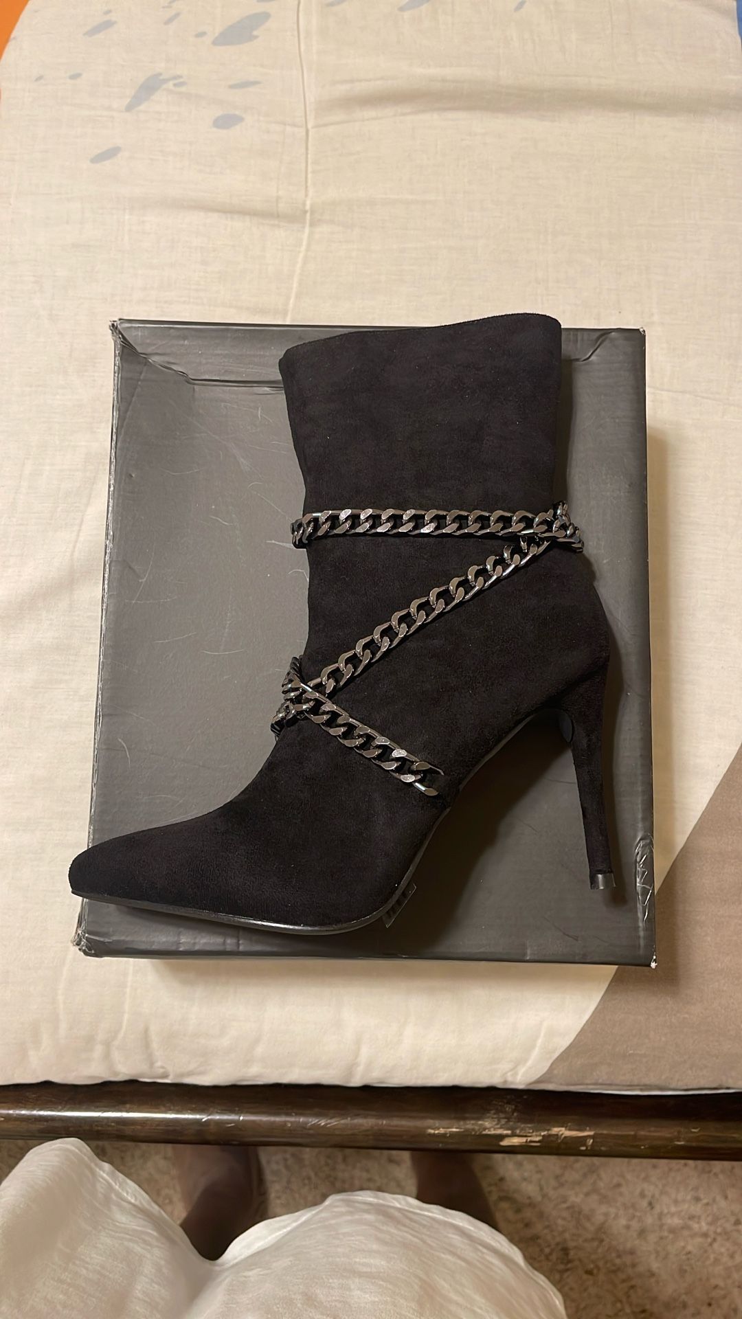 Black Suede Boots