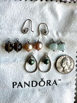 Genuine Pandora (retired) Compose earring set