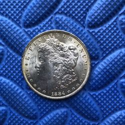 1884-O Morgan Silver Dollar