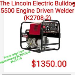 The Lincoln Electric Bulldog 5500 Engine Driven Welder (K2708-2) 