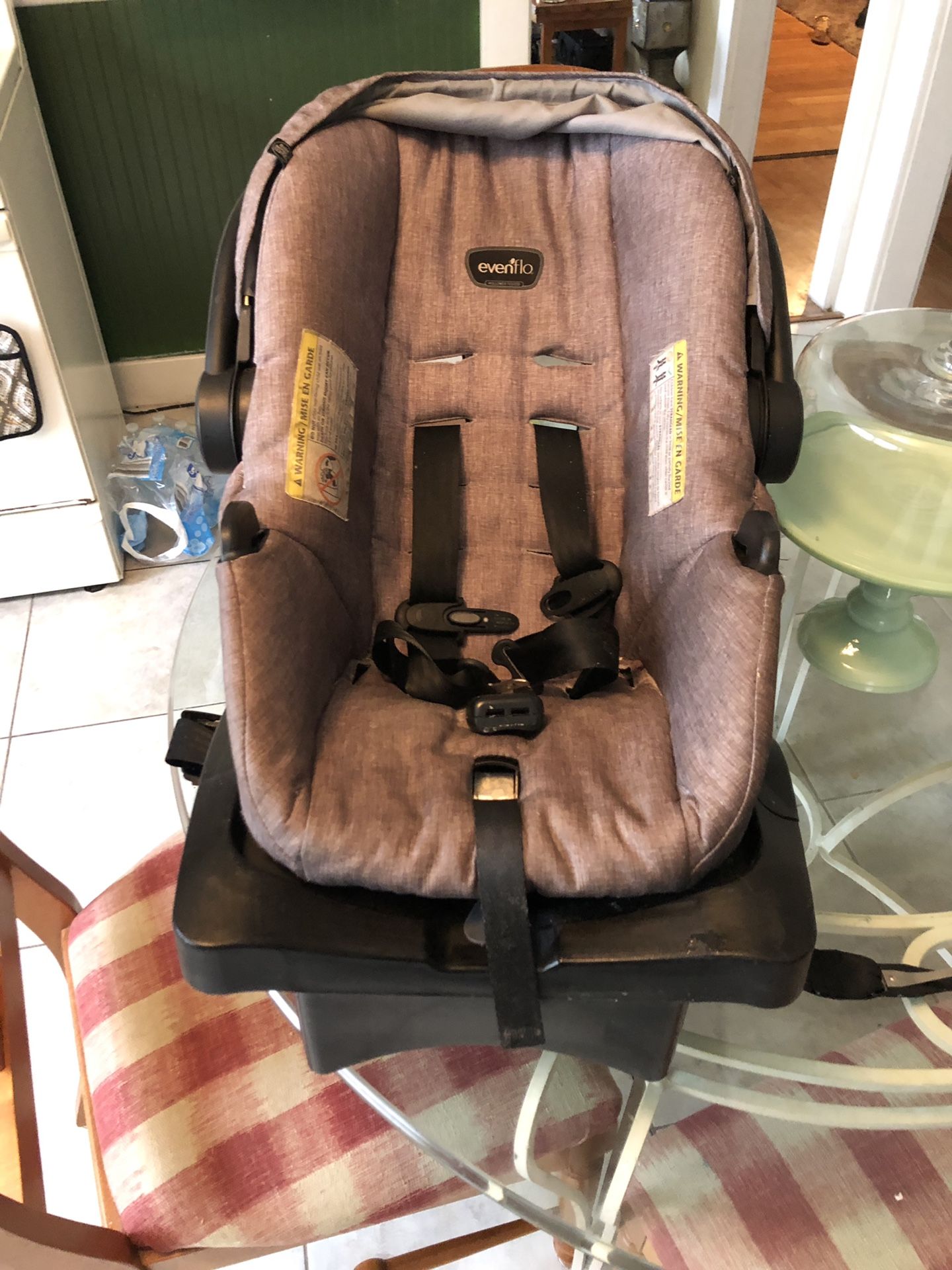 Evenflo infant car seat and base